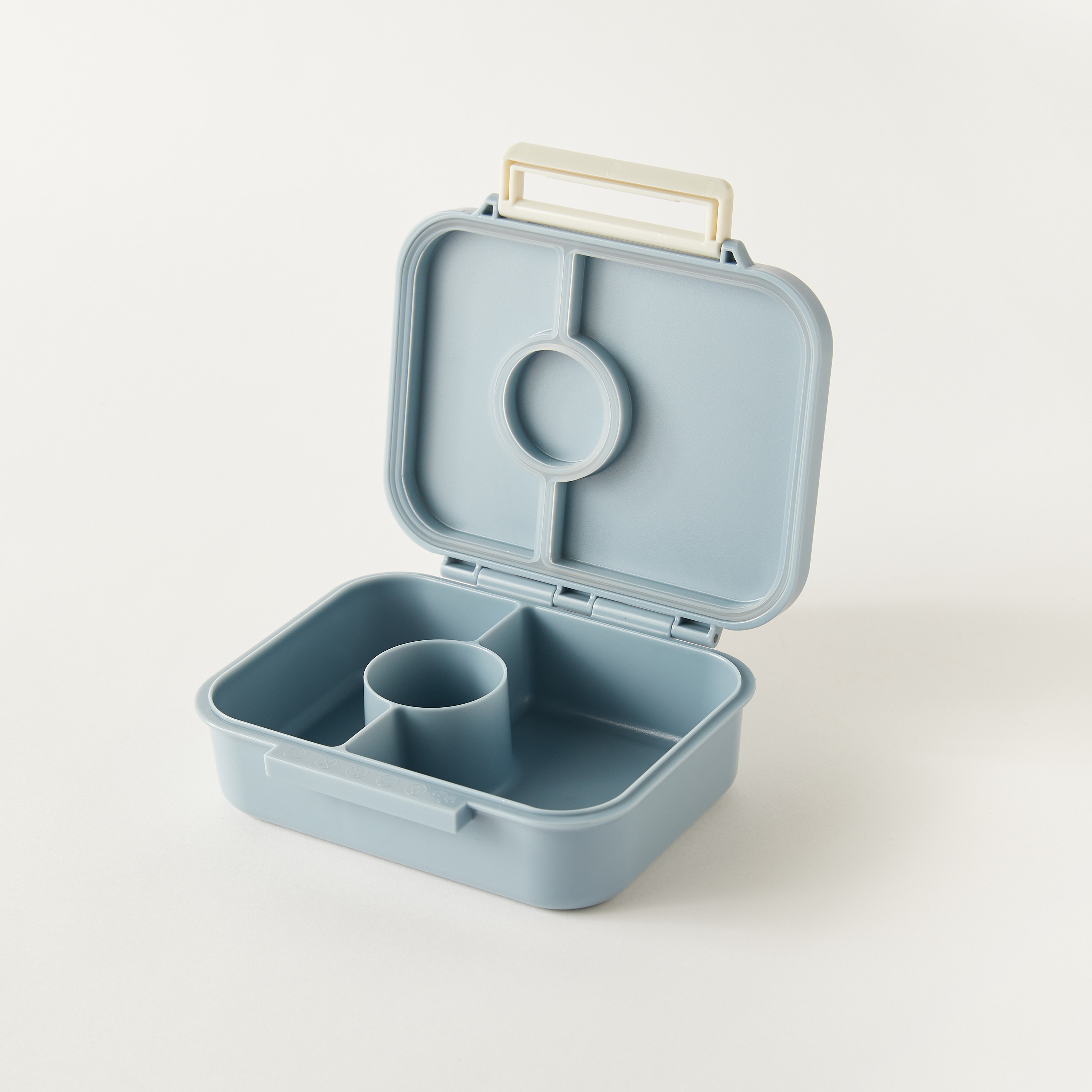 Citron Printed Sectioned Lunch Box with Clip Lock Lid6 -Month Warranty-school-lunchessentials-lunchboxes-image-3