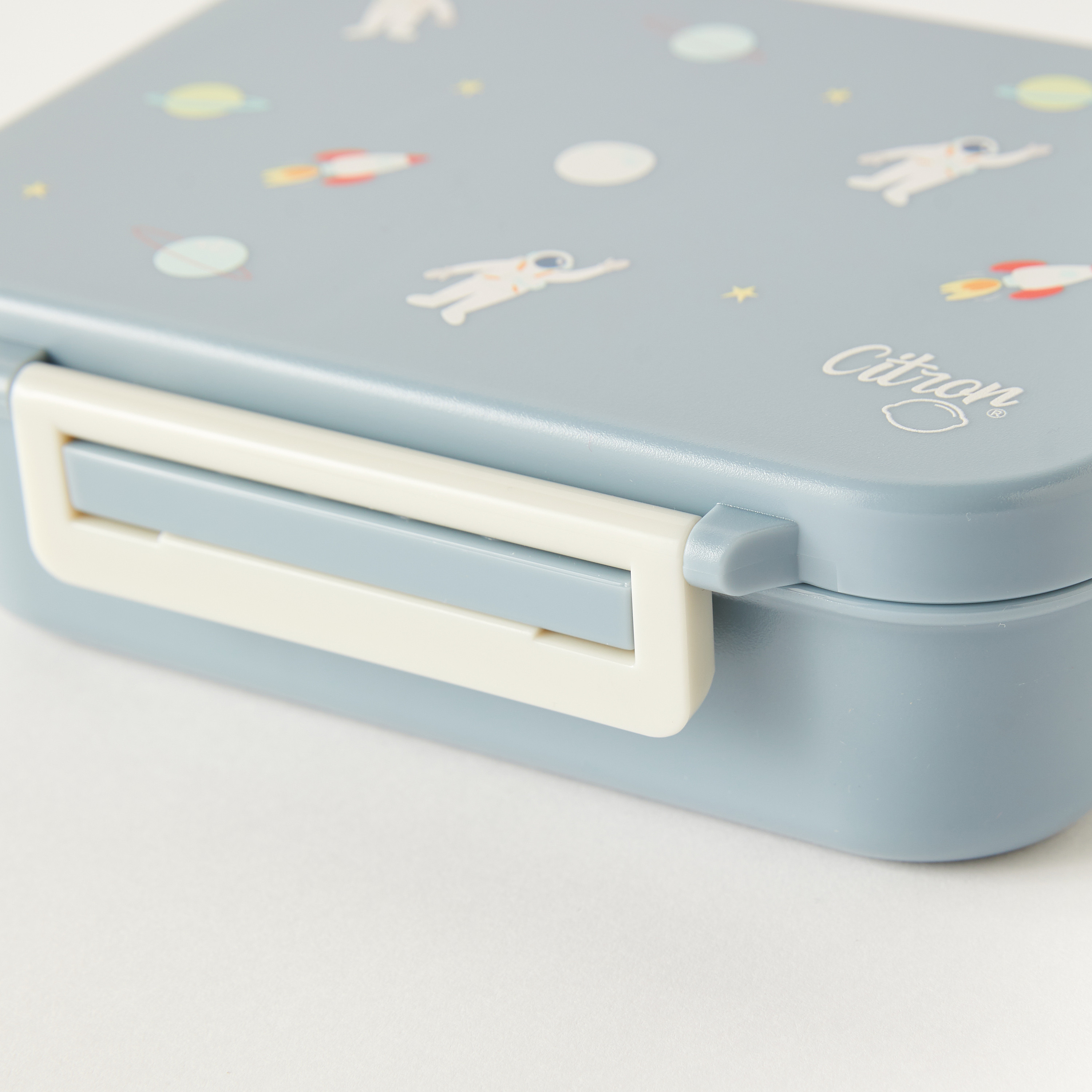 Citron Printed Sectioned Lunch Box with Clip Lock Lid6 -Month Warranty-school-lunchessentials-lunchboxes-image-4