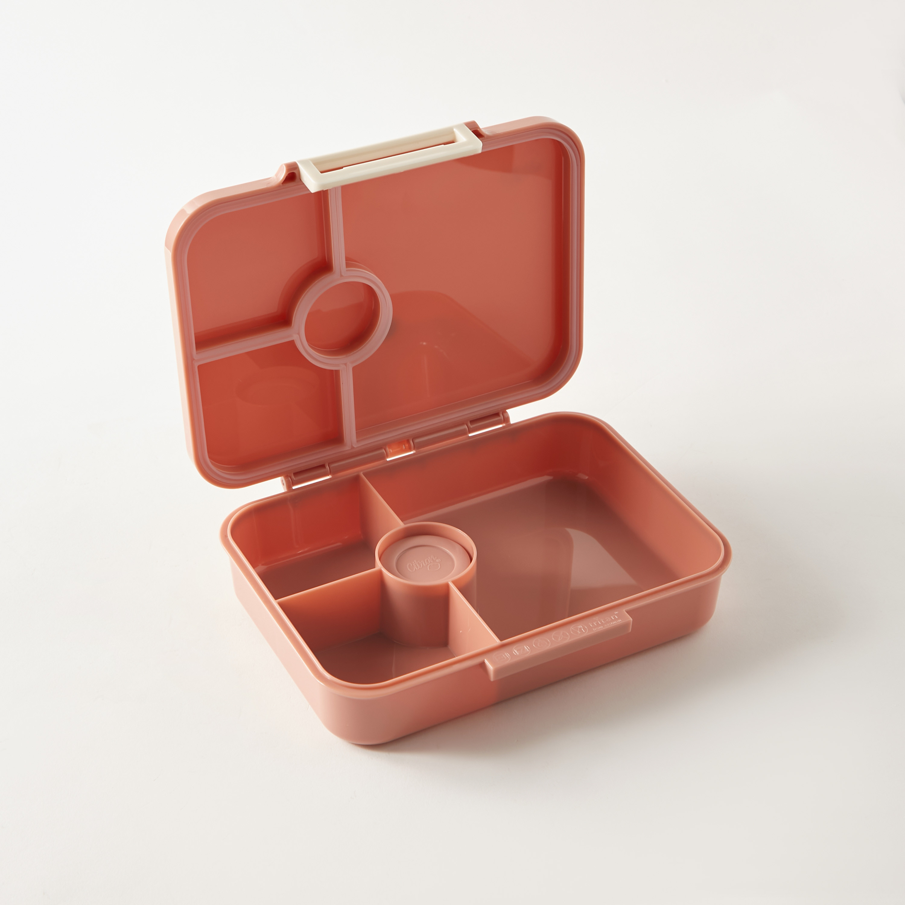 Citron Solid Sectioned Lunch Box with Clip Lock Lid and Food Jar6 -Month Warranty-school-lunchessentials-lunchboxes-image-2