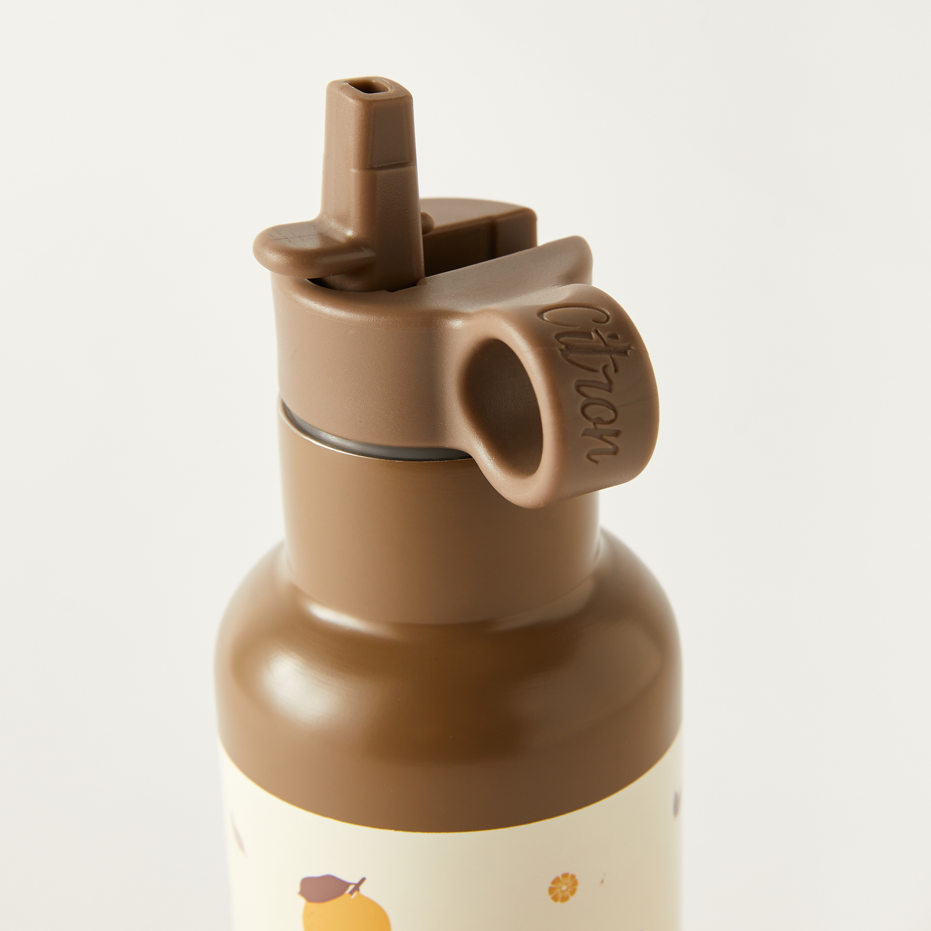 قارورة مياه ستانليس ستيل بطبعات ليمون وغطاء - 350 مل-school-waterbottles-image-3