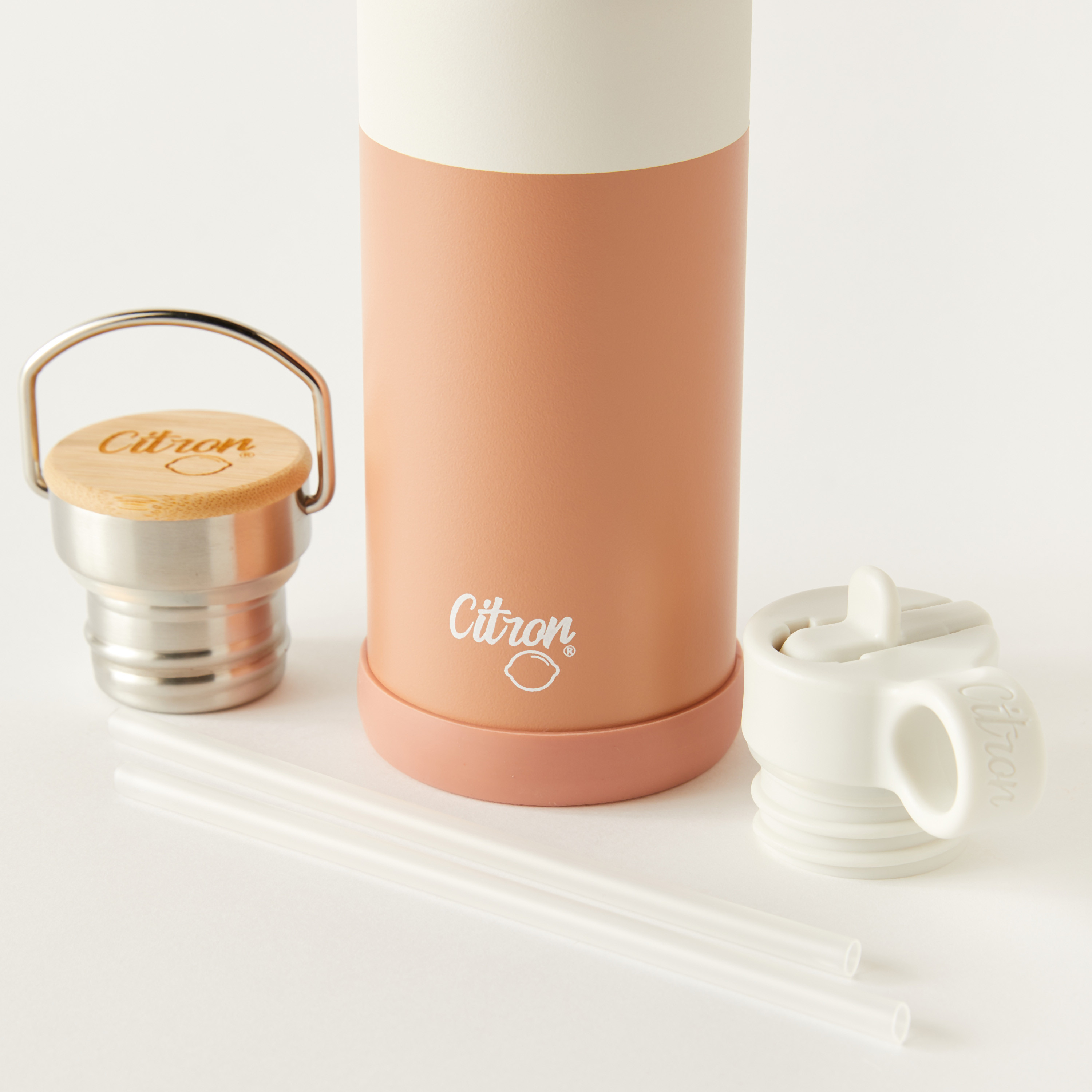 Citron Solid Stainless Steel Water Bottle with Sipper and Screw Lid – 500 ml-school-waterbottles-image-4