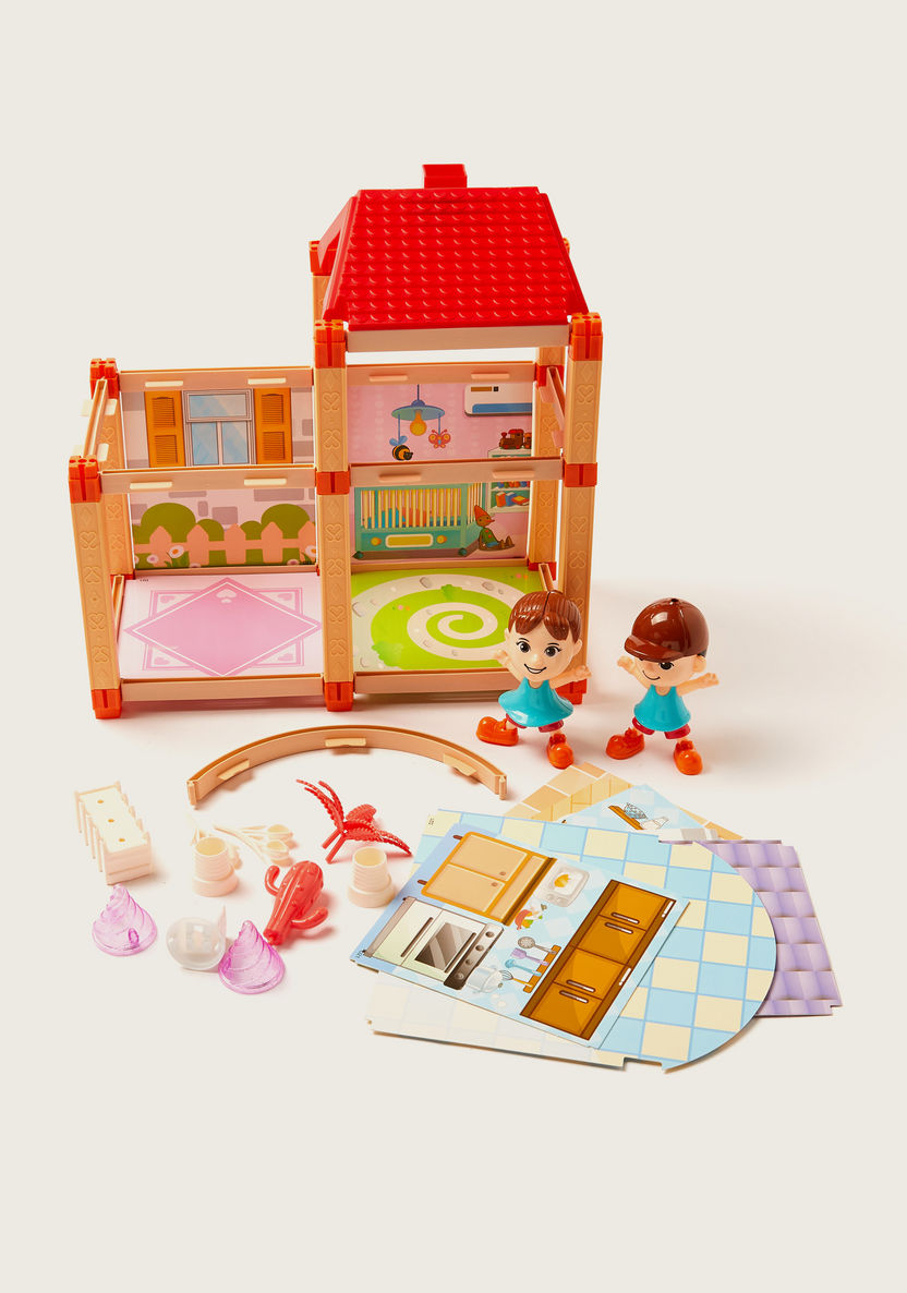 DIY 113-Piece Doll House Playset-Role Play-image-1