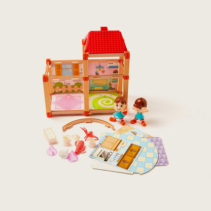 DIY 113-Piece Doll House Playset