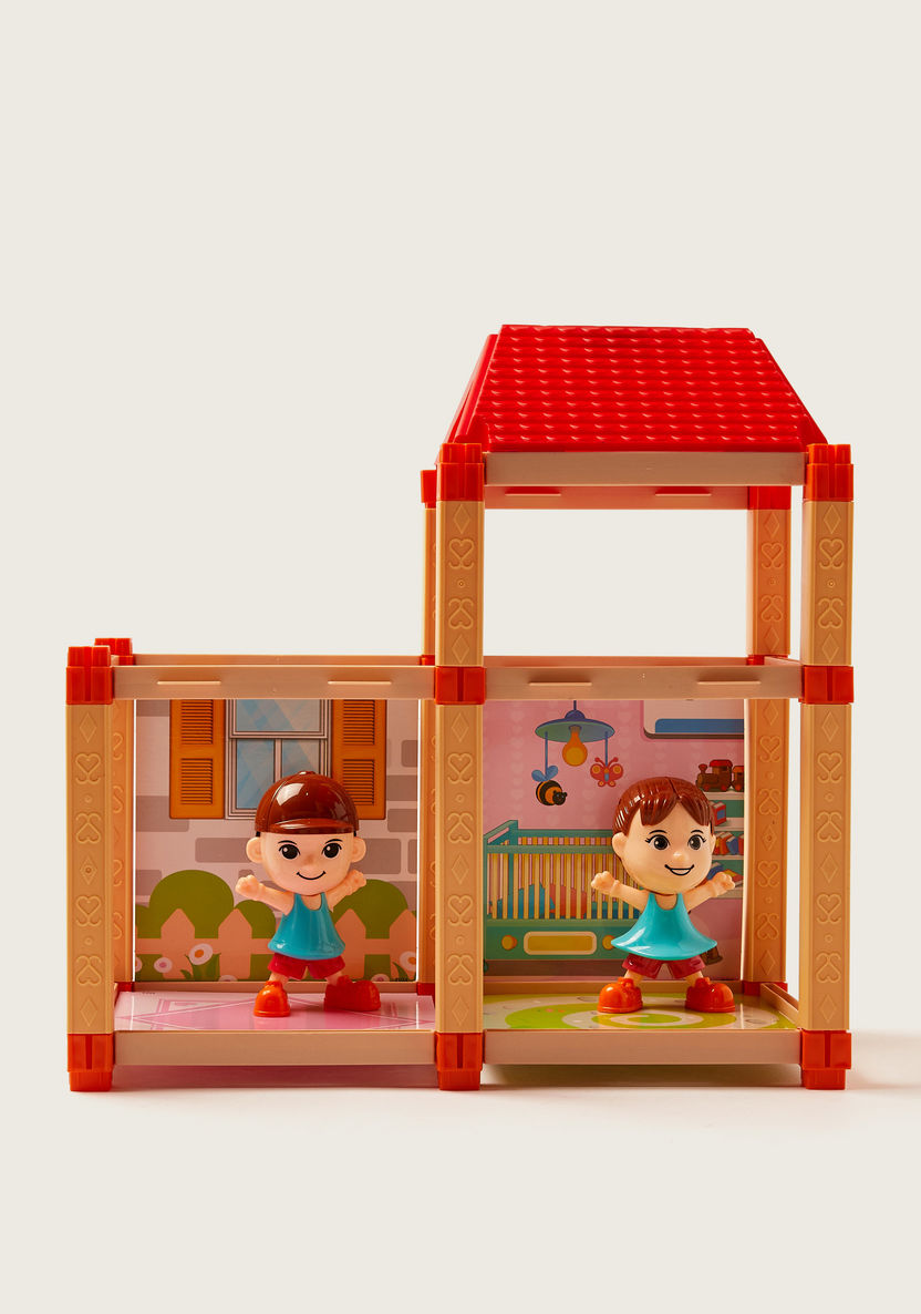 DIY 113-Piece Doll House Playset-Role Play-image-2