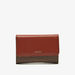 Celeste Monogram Print Flap Wallet-Wallets & Clutches-thumbnailMobile-1