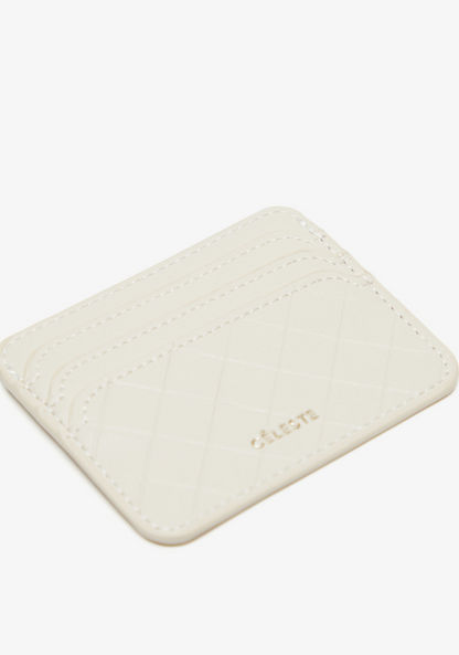 Celeste Quilted Card Holder-Wallets and Clutches-image-1