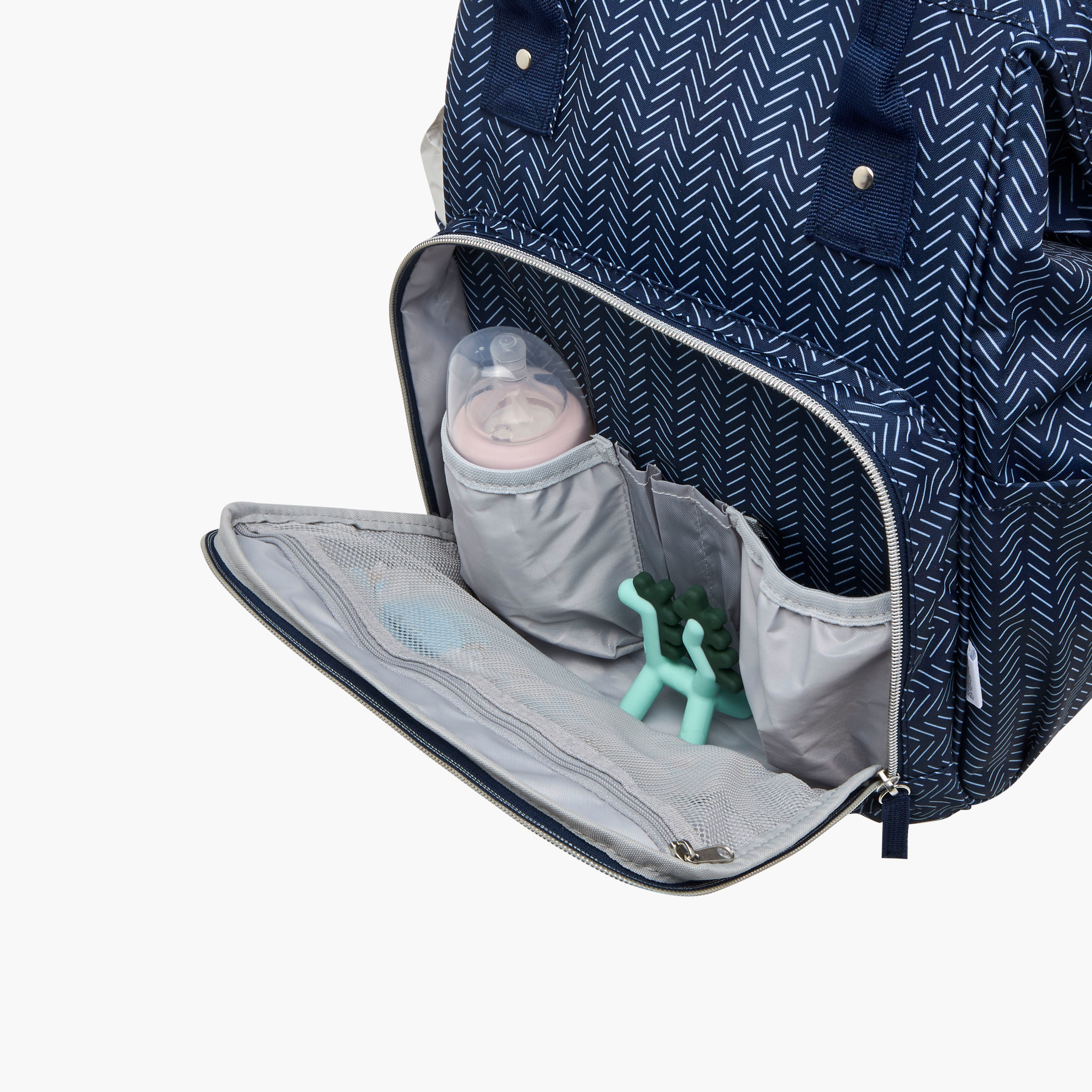 Giggles Printed Diaper Bag with Adjustable Shoulder Straps-baby-gear-diaperbags-image-11