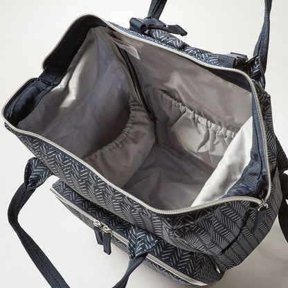 Giggles Printed Diaper Bag with Adjustable Shoulder Straps-Diaper Bags-image-5