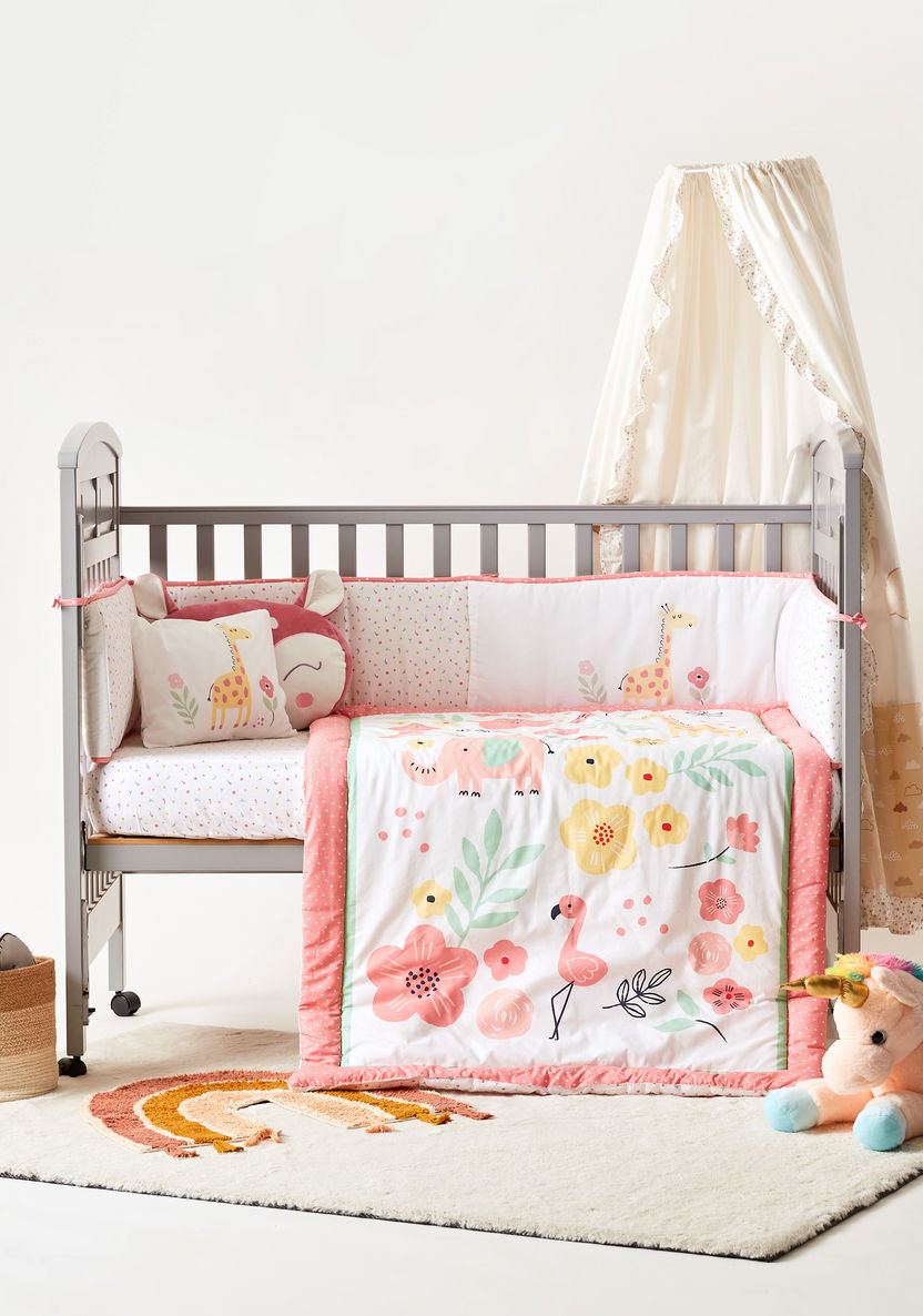 Juniors 5-Piece Printed Comforter Set-Baby Bedding-image-0