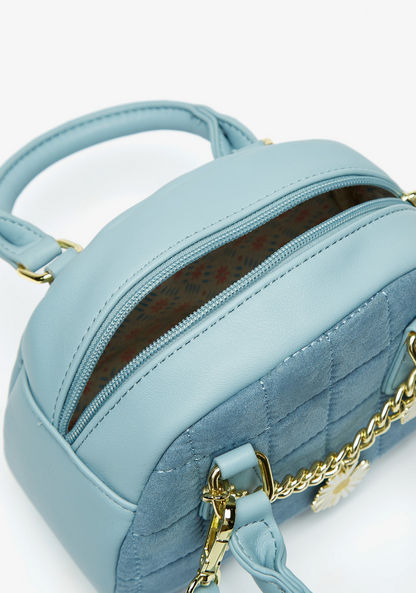 Missy Quilted Crossbody Bag with Detachable Strap and Zip Closure-Women%27s Handbags-image-4
