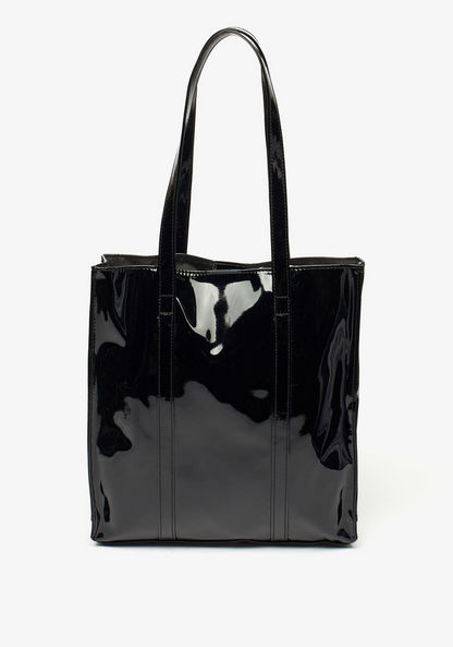 Haadana Solid Shopper Bag with Dual Handles-Women%27s Handbags-image-1