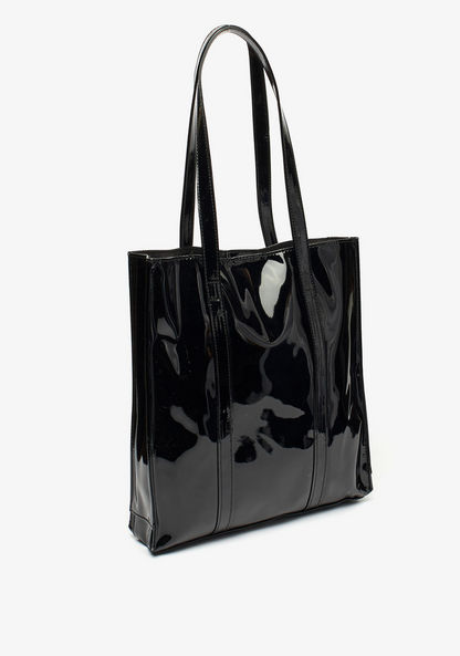 Haadana Solid Shopper Bag with Dual Handles-Women%27s Handbags-image-2
