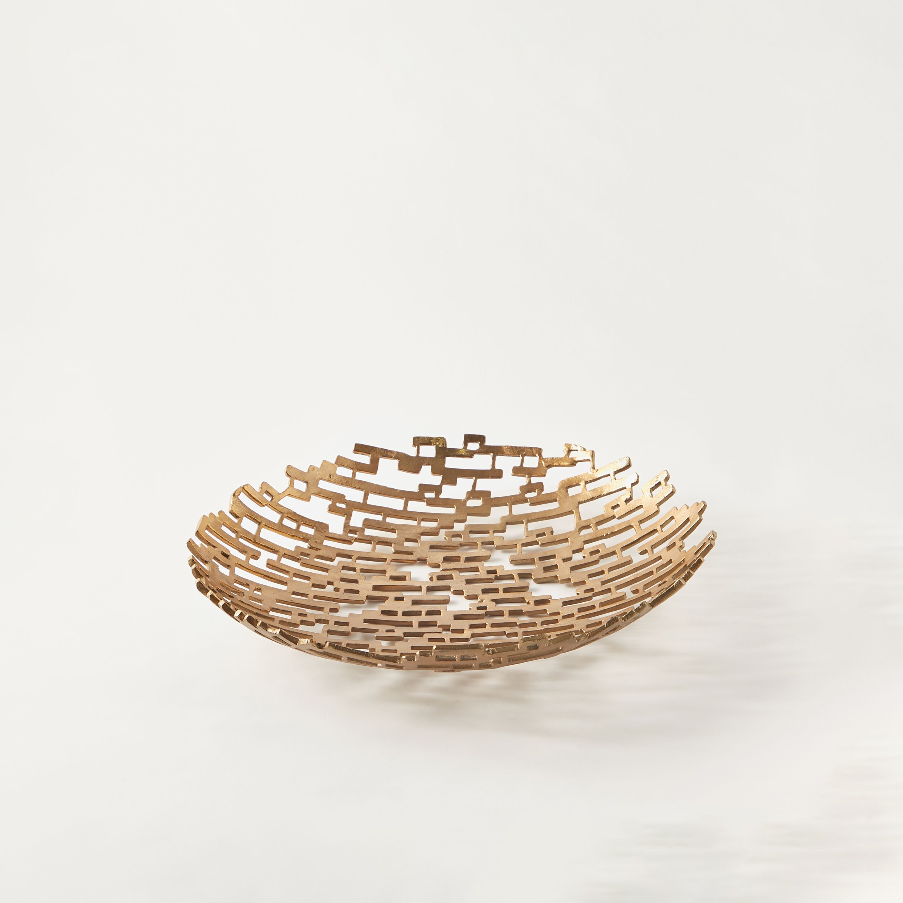 Metallic Decorative Bowl-household-decor-vasesandbowls-image-1