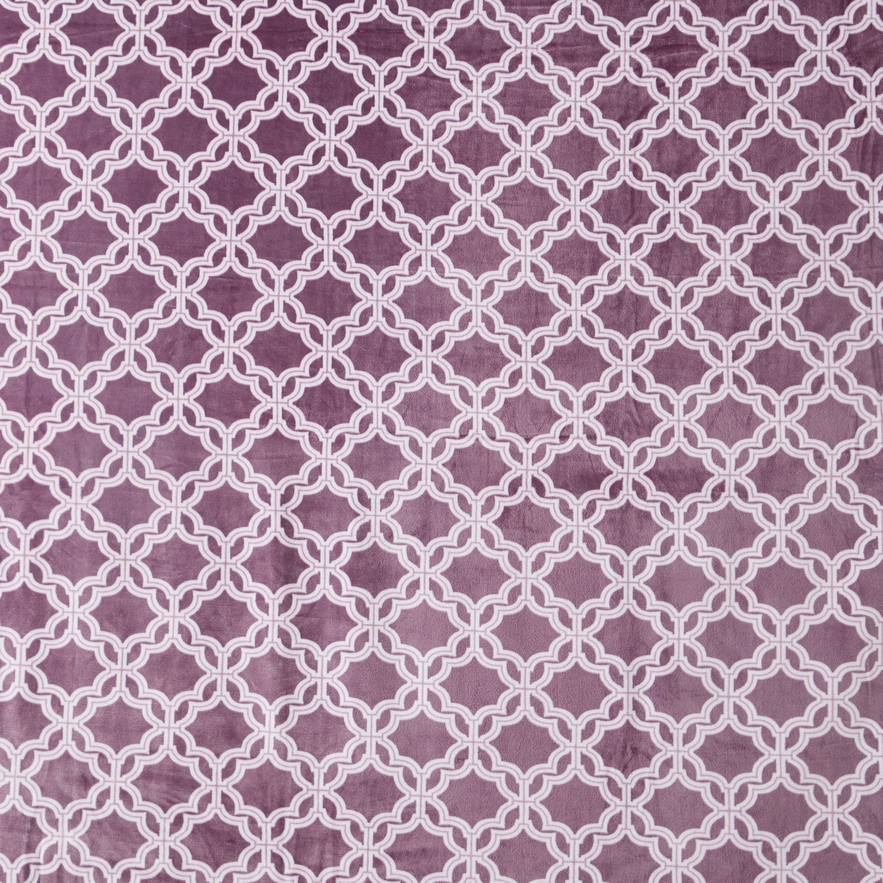 Oasis Printed Flannel Throw - 229x229 cms-household-cushionsandthrows-throwsandblankets-blankets-image-4
