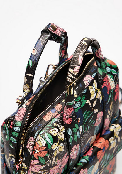 Missy Floral Print Backpack with Zip Closure-Women%27s Backpacks-image-6