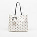 Disney Minnie Mouse Print Shopper Bag with Double Handles-Women%27s Handbags-thumbnail-0