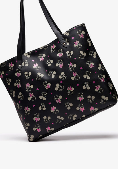 Missy - Disney Minnie Mouse Printed Shopper Bag with Double Handle-Women%27s Handbags-image-1