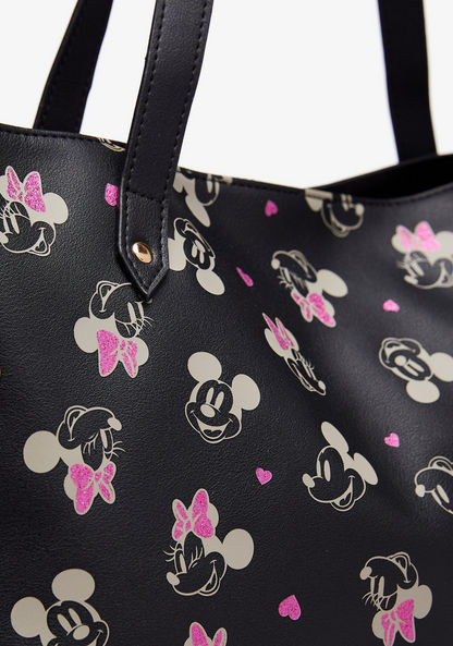 Missy - Disney Minnie Mouse Printed Shopper Bag with Double Handle-Women%27s Handbags-image-3