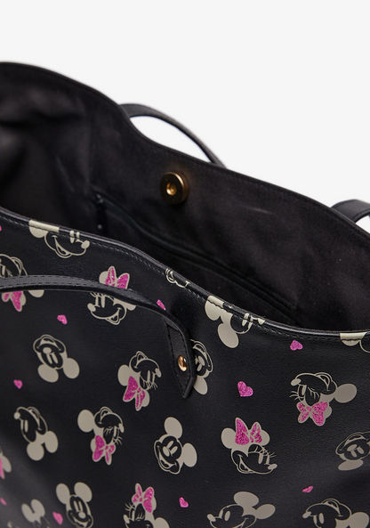 Missy - Disney Minnie Mouse Printed Shopper Bag with Double Handle-Women%27s Handbags-image-4