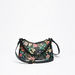 Missy Floral Print Shoulder Bag with Chain Accent and Adjustable Strap-Women%27s Handbags-thumbnail-0