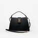 Elle Solid Tote Bag with Grab Handle and Twist Lock Closure-Women%27s Handbags-thumbnailMobile-0