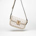 Elle Monogram Printed Crossbody Bag with Adjustable Strap and Twist Lock Closure-Women%27s Handbags-thumbnail-1