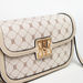 Elle Monogram Printed Crossbody Bag with Adjustable Strap and Twist Lock Closure-Women%27s Handbags-thumbnail-3