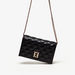 Elle Quilted Crossbody Bag with Chain Strap and Magnetic Closure-Women%27s Handbags-thumbnailMobile-1