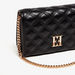 Elle Quilted Crossbody Bag with Chain Strap and Magnetic Closure-Women%27s Handbags-thumbnailMobile-2