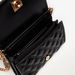 Elle Quilted Crossbody Bag with Chain Strap and Magnetic Closure-Women%27s Handbags-thumbnail-5