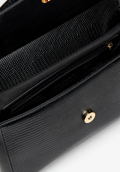 Jane Shilton Textured Satchel Bag with Grab Handle and Detachable Strap-Women%27s Handbags-image-6