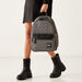 Lee Cooper Printed Backpack with Zip Closure and Adjustable Shoulder Straps-Women%27s Backpacks-thumbnailMobile-0