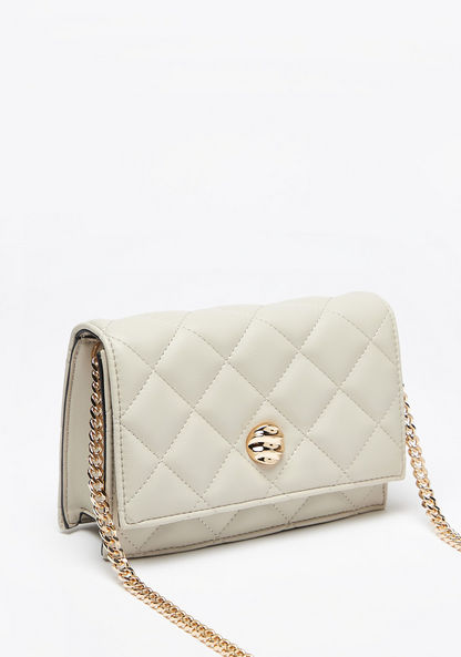 Celeste Quilted Crossbody Bag with Chain Strap