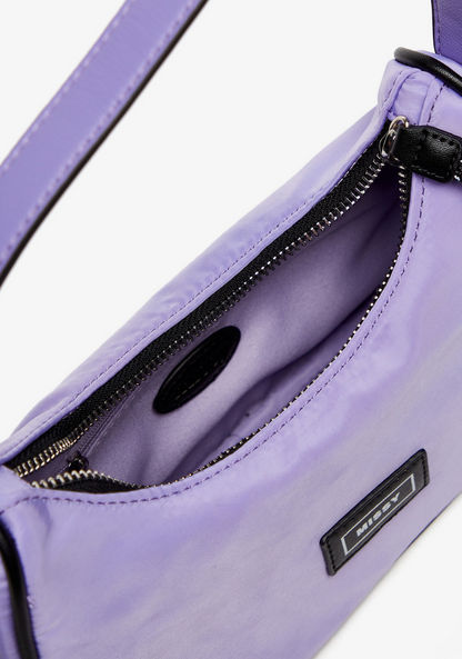 Missy Solid Shoulder Bag with Zip Closure-Women%27s Handbags-image-4