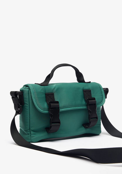Missy Solid Satchel Bag with Adjustable Shoulder Strap-Women%27s Handbags-image-2