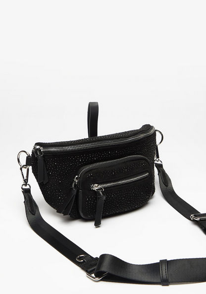 Haadana Embellished Crossbody Bag with Coin Purse Charm-Women%27s Handbags-image-3