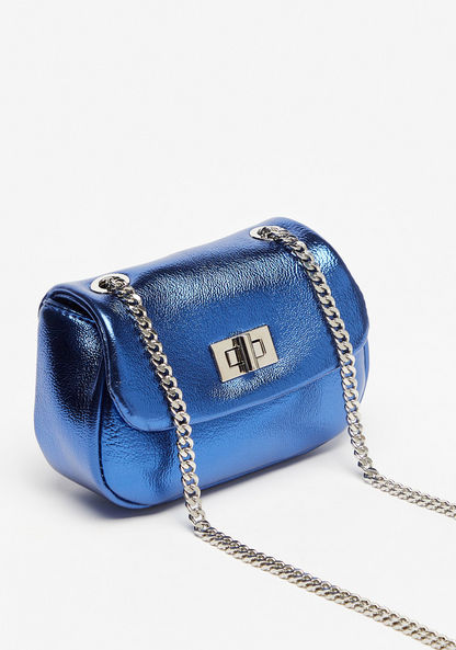 Missy Solid Crossbody Bag with Chain Strap