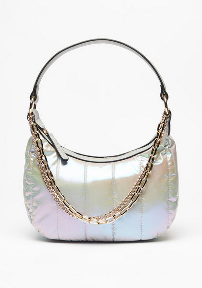Missy Quilted Shoulder Bag with Chain Accent