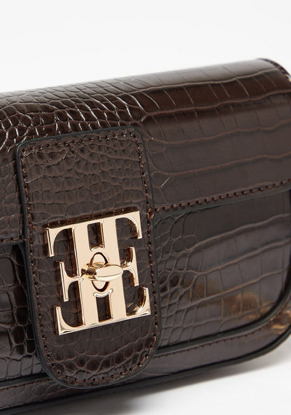 Elle Textured Shoulder Bag-Women%27s Handbags-image-4