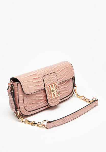 Elle Textured Shoulder Bag-Women%27s Handbags-image-3