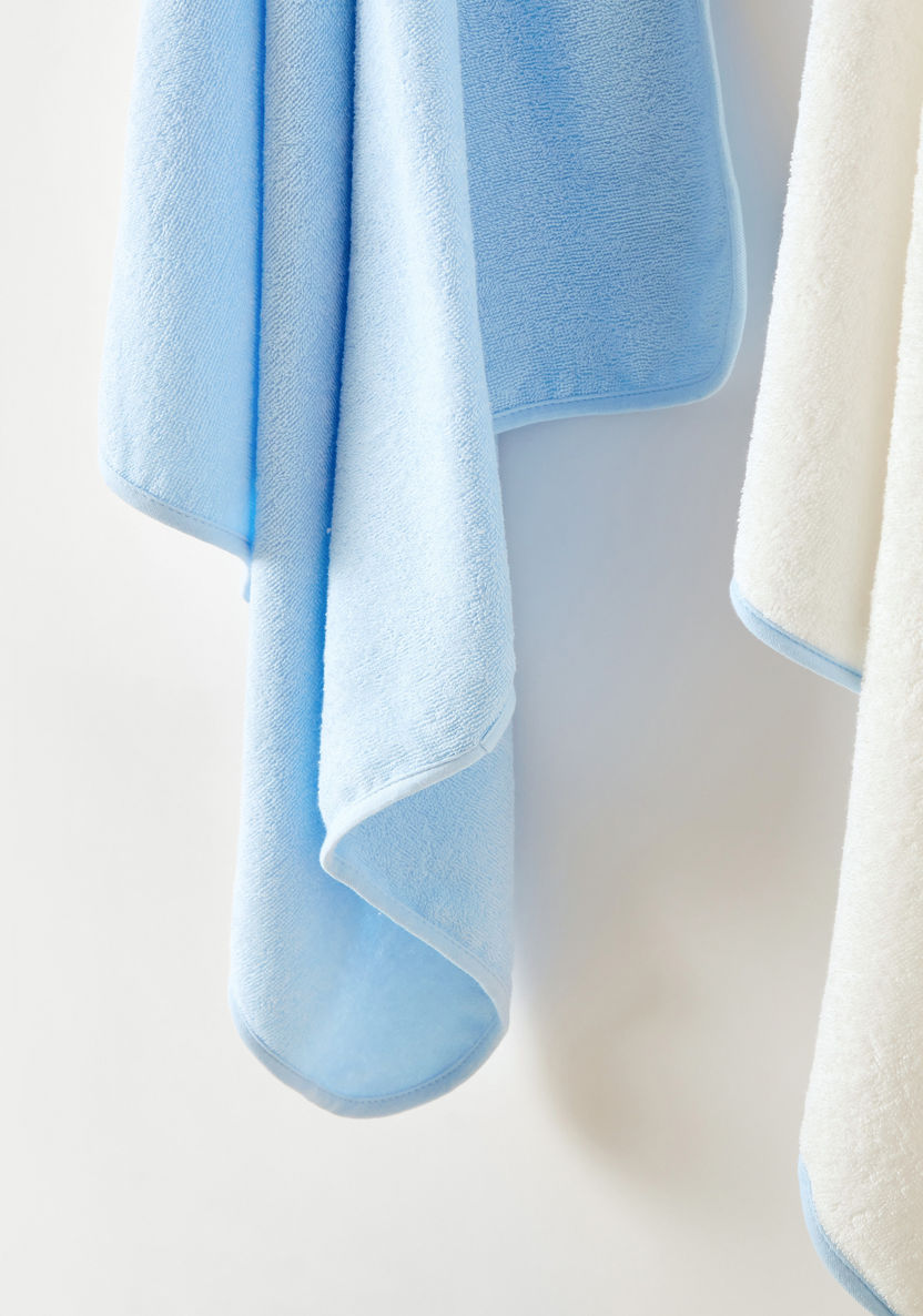 Juniors 2-Piece Hooded Towel Set - 75x75 cms-Towels and Flannels-image-3