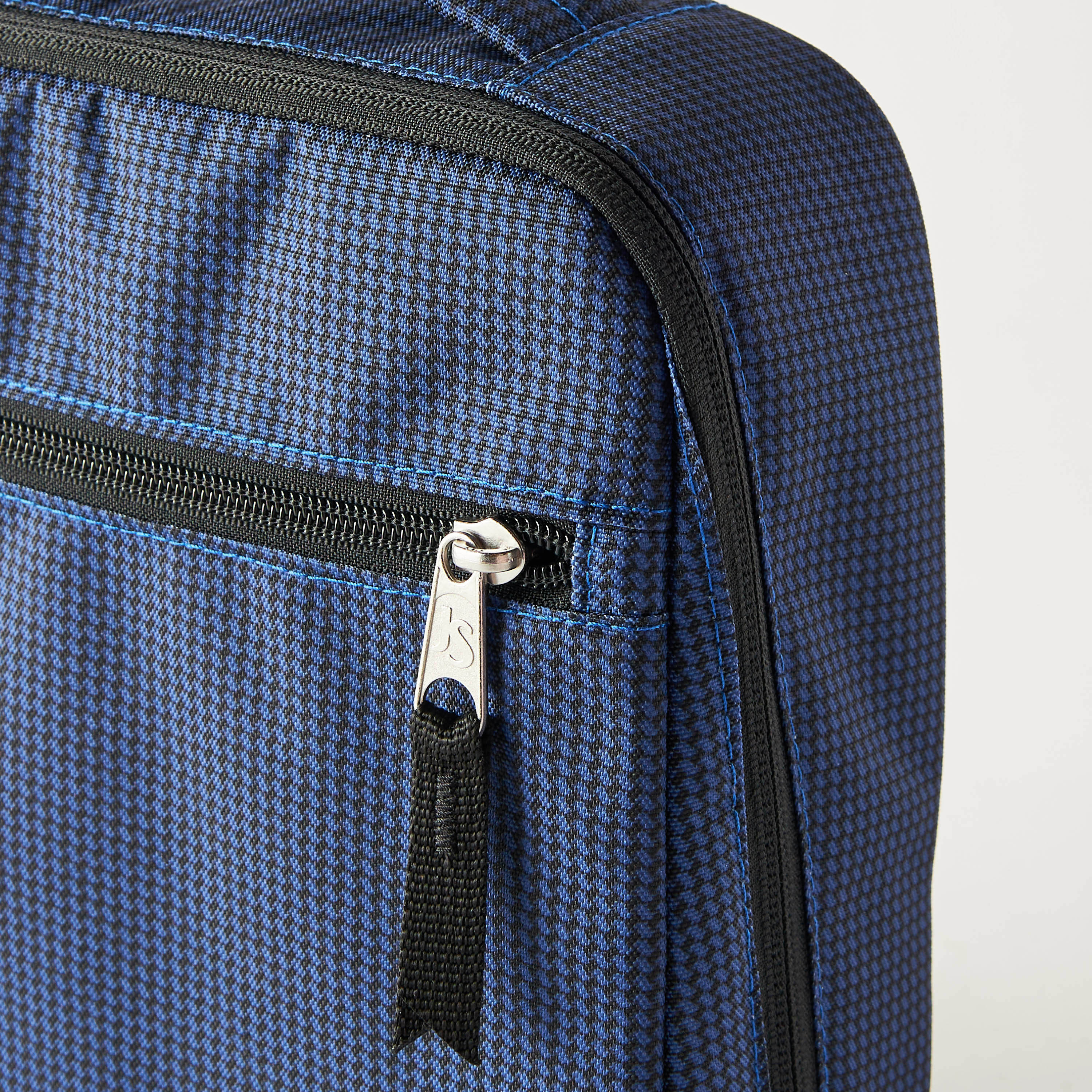 Jansport Printed Lunch Bag with Handle and Zip Closure-school-lunchessentials-lunchbags-image-3