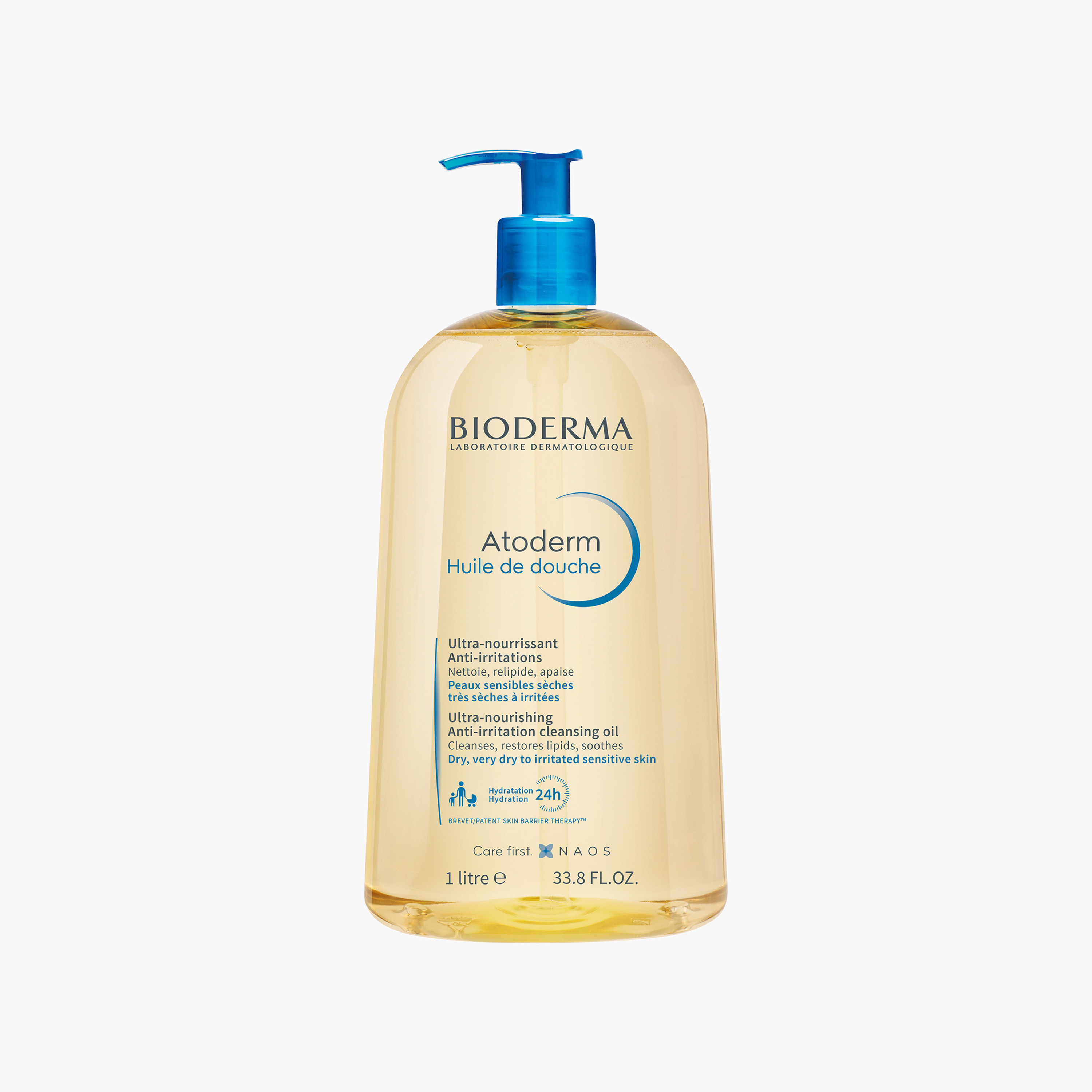Bioderma Atoderm Ultra-Nourishing Cleansing Oil - 1 L-beautyandpersonalcare-bathandbody-bathandshower-bodywash-image-1