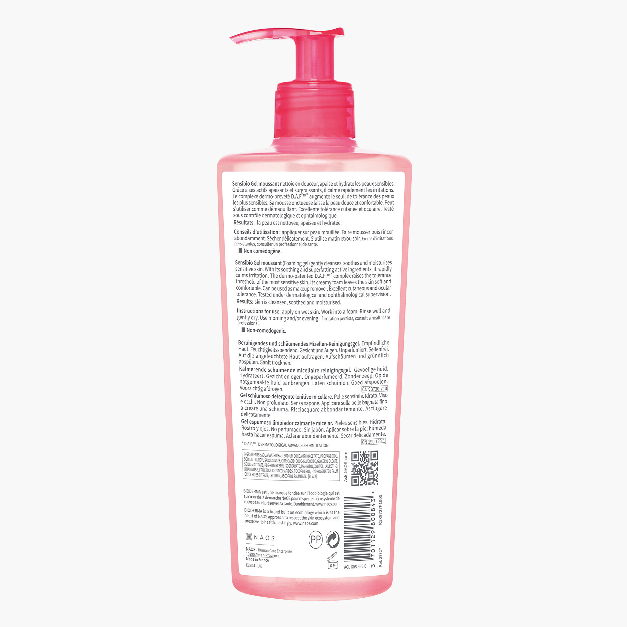 Bioderma Sensibio Gel Moussant Cleanser - 500 ml-beautyandpersonalcare-skin-cleansers-facewashandcleansers-image-3