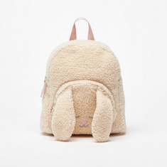 Little Missy Dog Textured Backpack with Ear Appliques