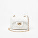 Little Missy Textured Crossbody Bag with Twist and Lock Closure-Girl%27s Bags-thumbnail-0