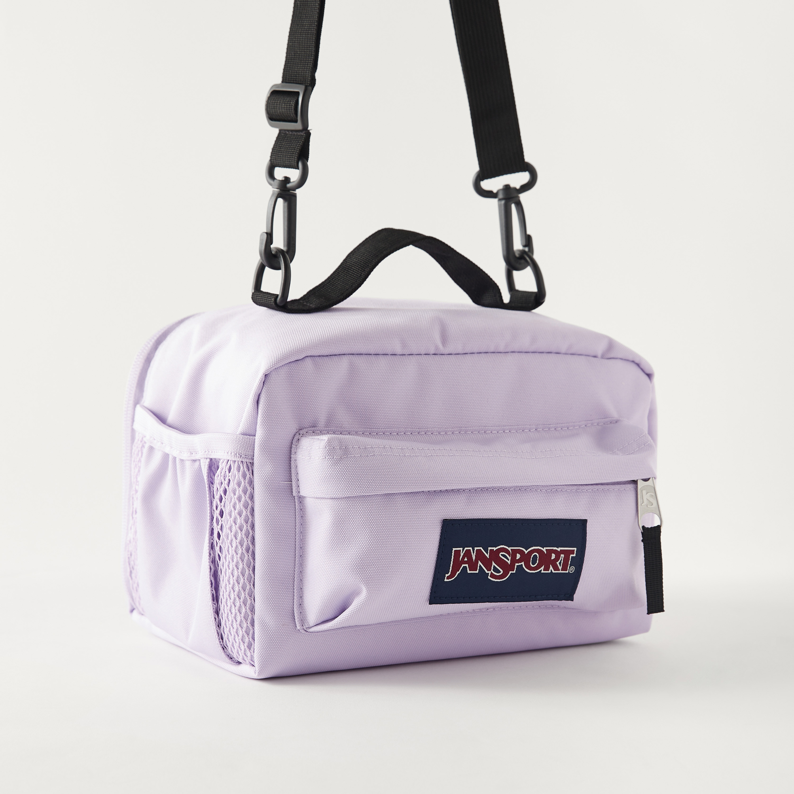 Jansport Solid Lunch Bag with Detachable Strap and Zip Closure - Lifetime Warranty-school-lunchessentials-lunchbags-image-2