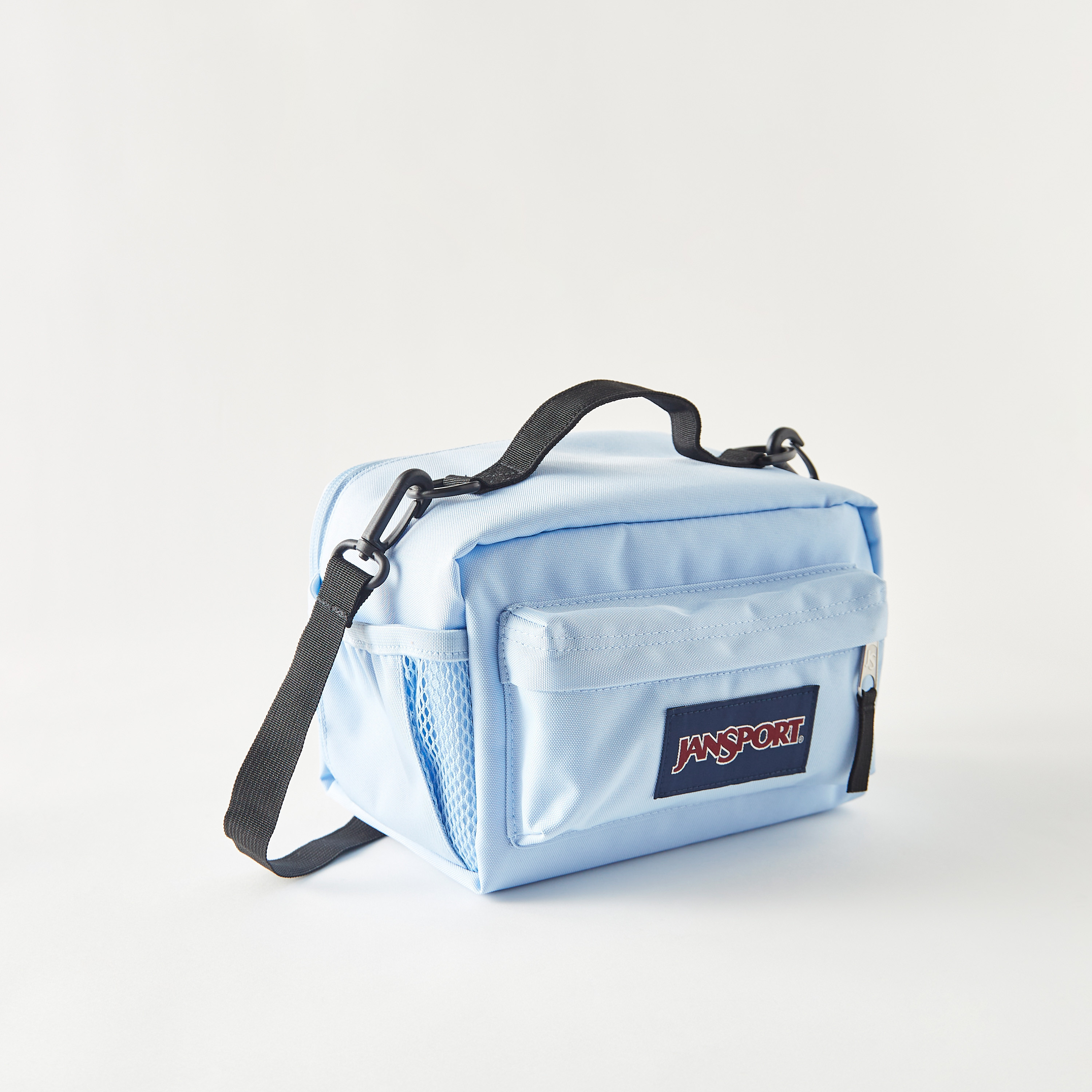 Jansport Solid Lunch Bag with Detachable Strap and Zip Closure - Lifetime Warranty-school-lunchessentials-lunchbags-image-2