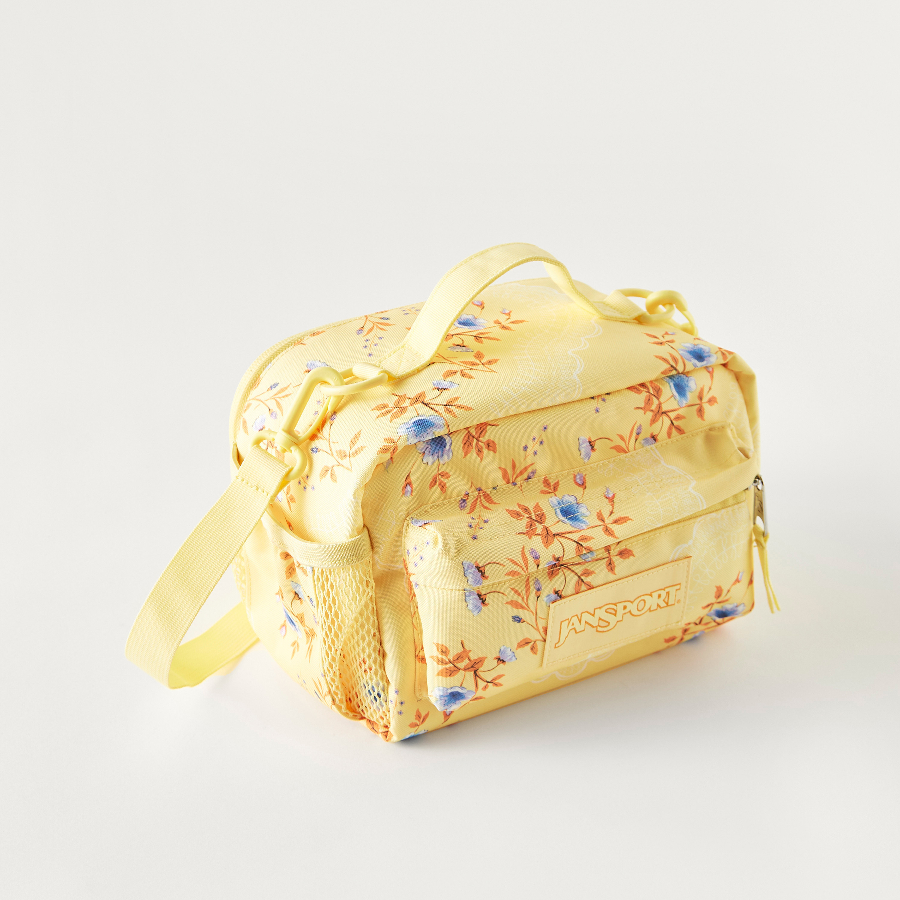 Jansport Printed Lunch Bag with Detachable Strap and Zip Closure-school-lunchessentials-lunchbags-image-2