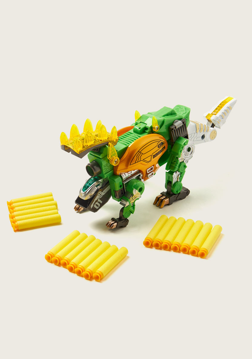 Kai Li Toys Dinobots Robot Blaster Dart Gun-Action Figures and Playsets-image-0